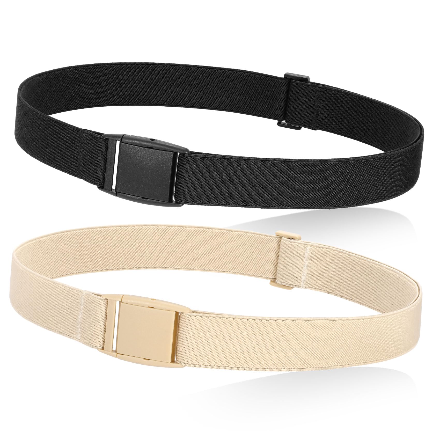 No Show Women Stretch Belt Invisible Elastic