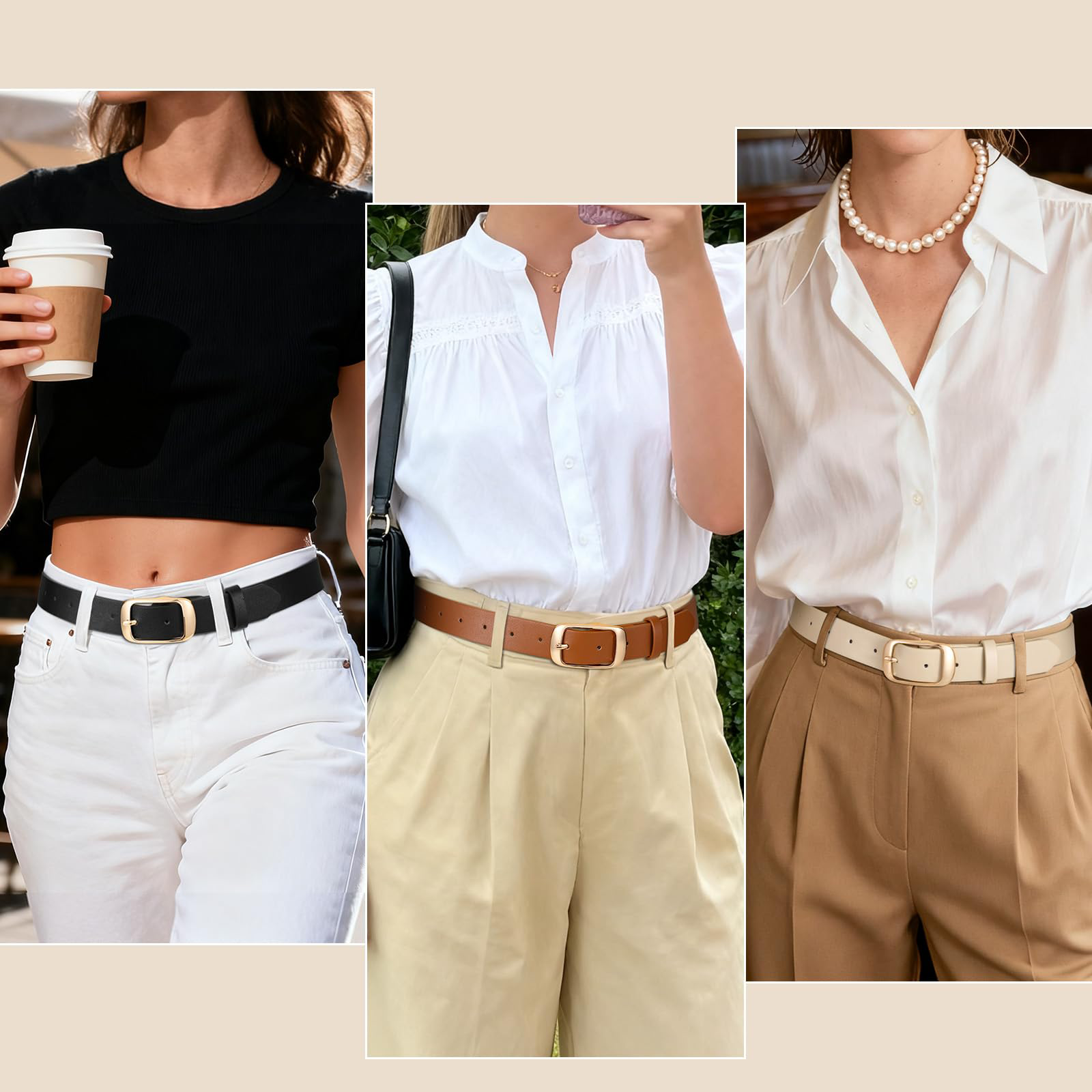 Ladies Casual Belt for Jeans Pants