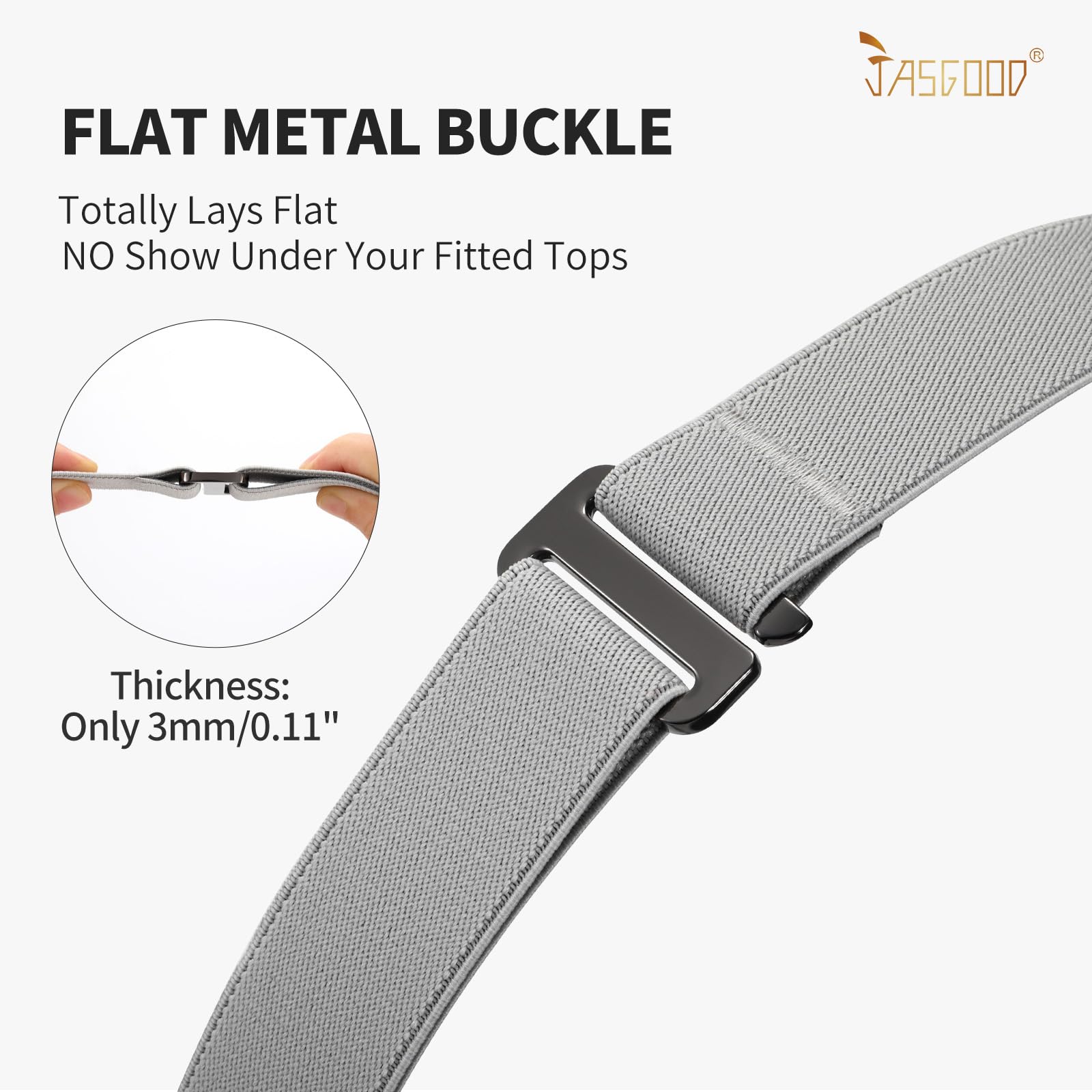 1-pack Invisible Elastic Web Strap Belt