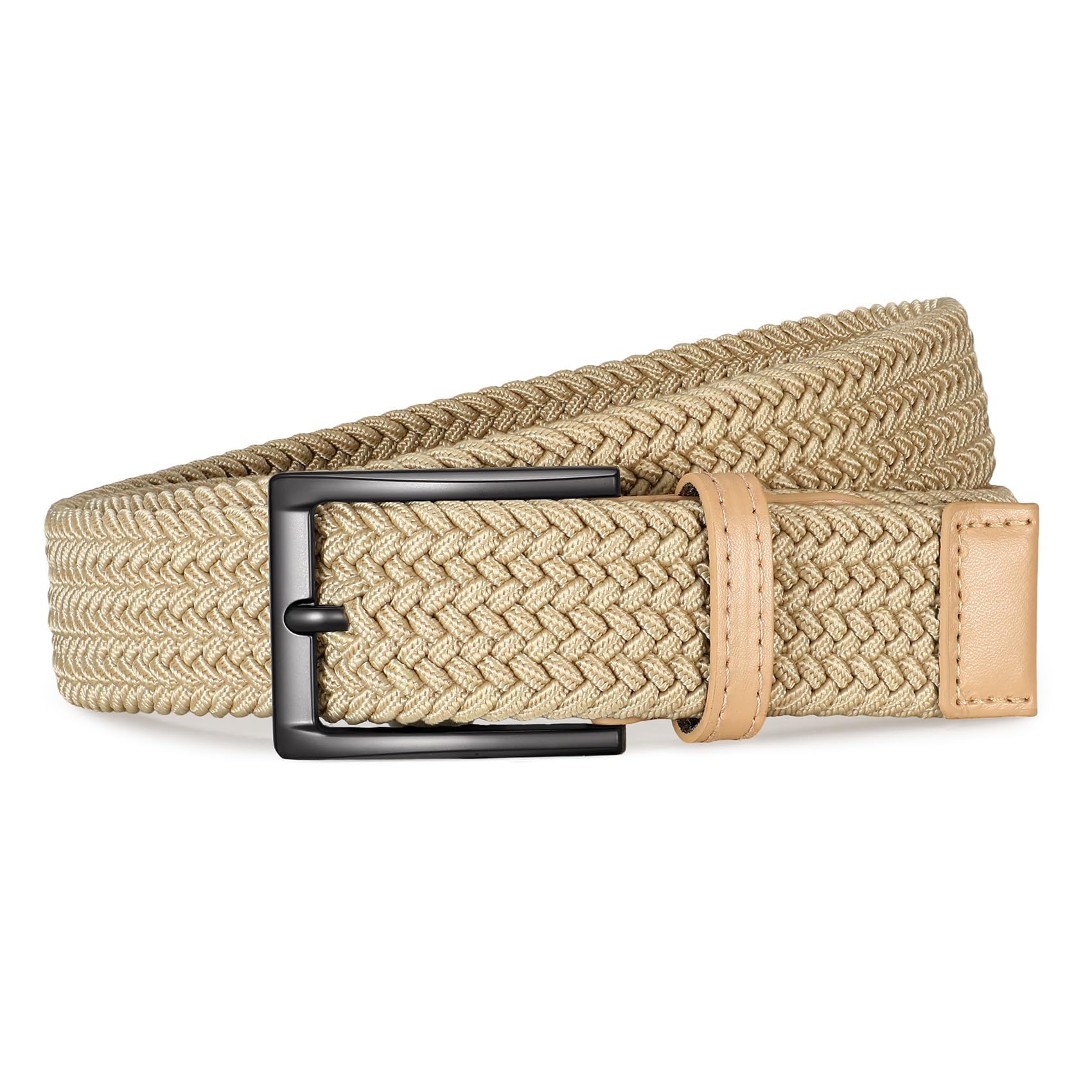 Braided Stretch Golf Belt for Men Women