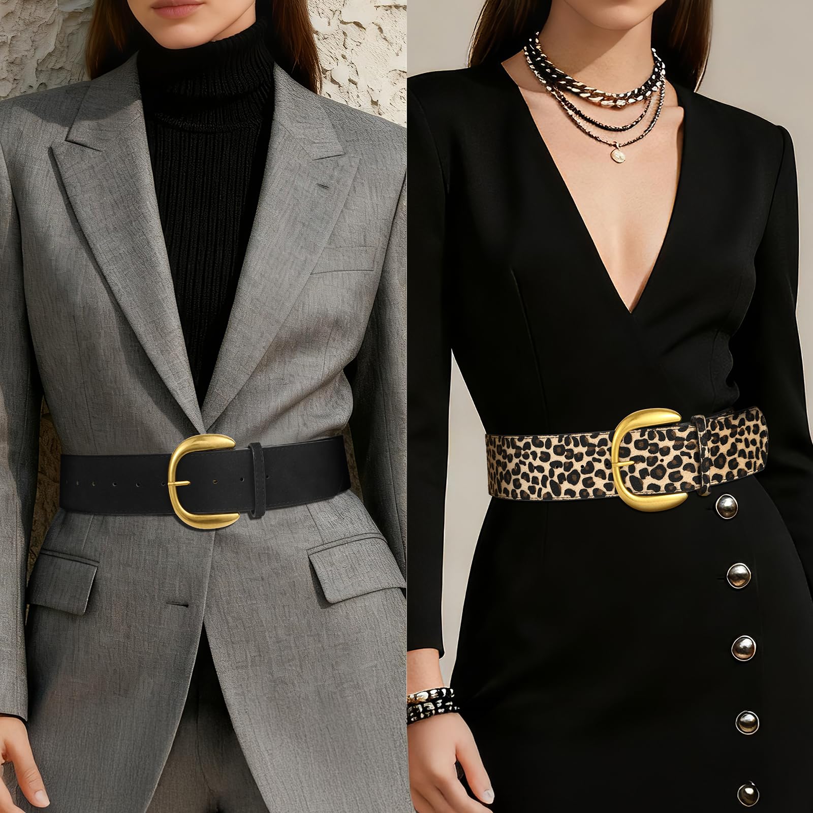 Suede Wide Belt For Lady - JASGOOD OFFICIAL