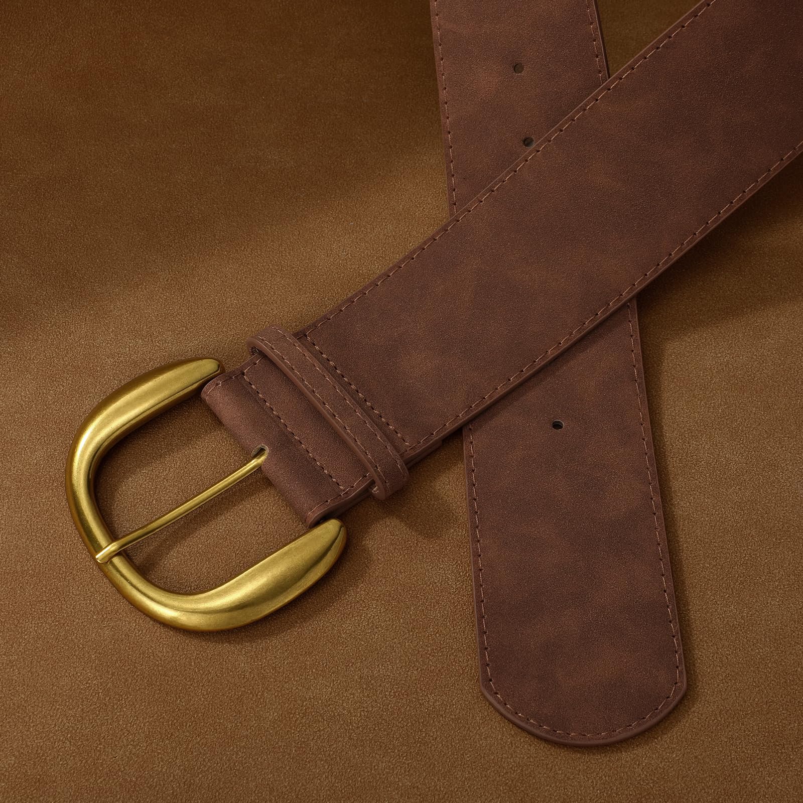 Suede Wide Belt For Lady - JASGOOD OFFICIAL