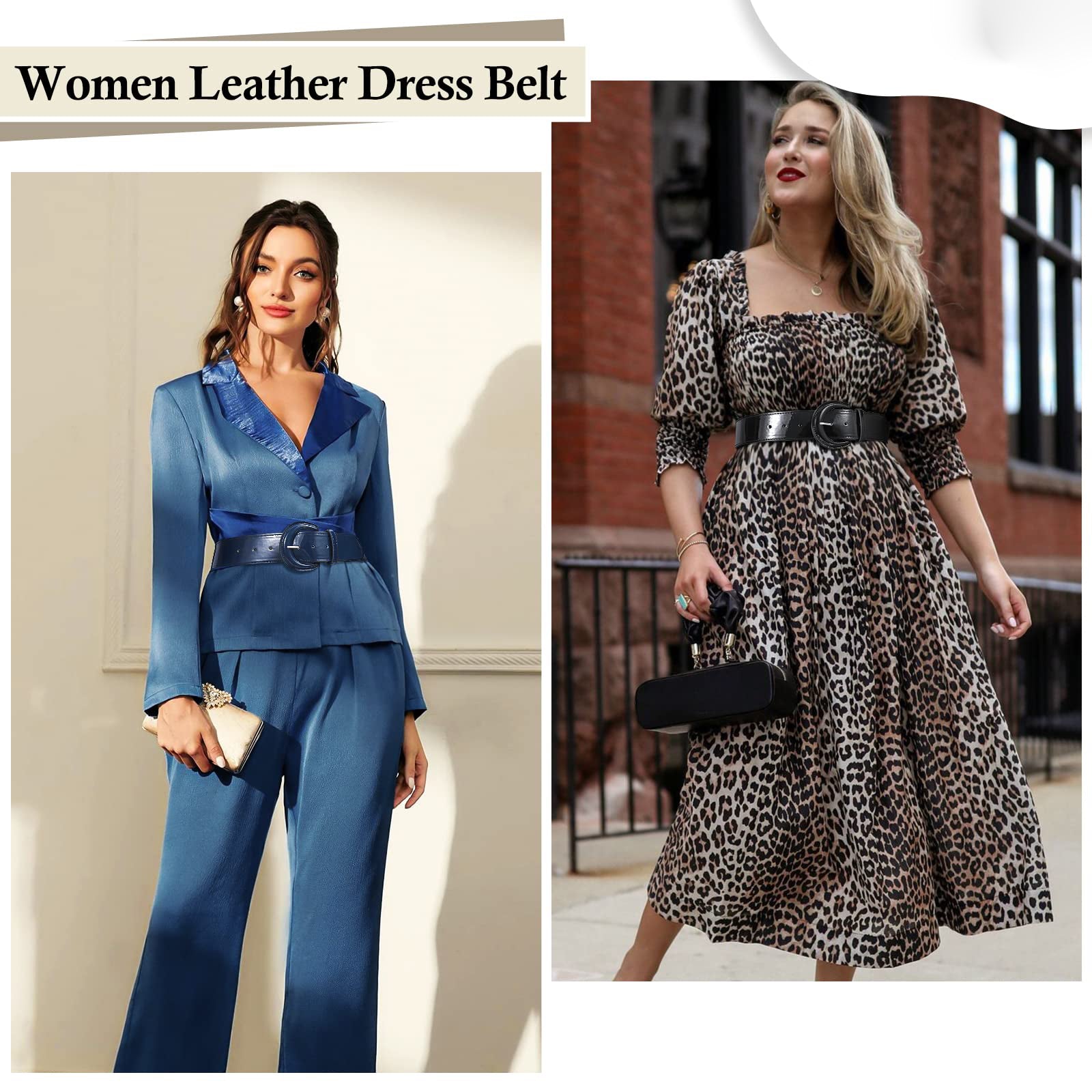 Wide Patent Leather Belt For Coat