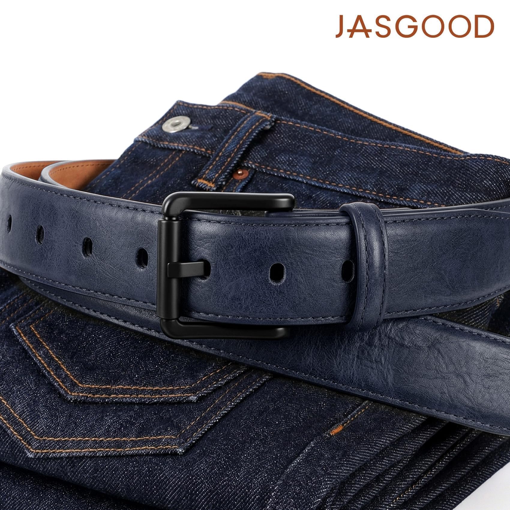 Nickel Free TSA Approved Leather Belt For Men