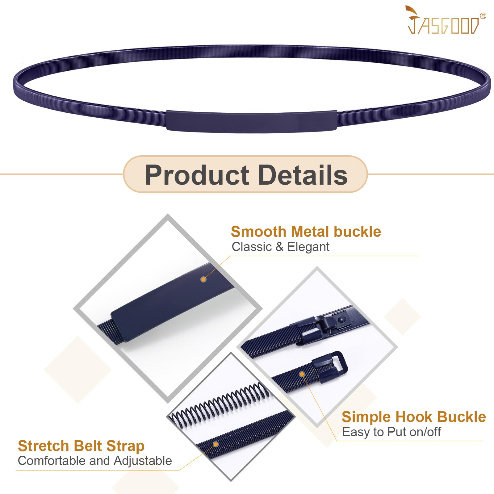 Elastic Metal Chain Waist Belt