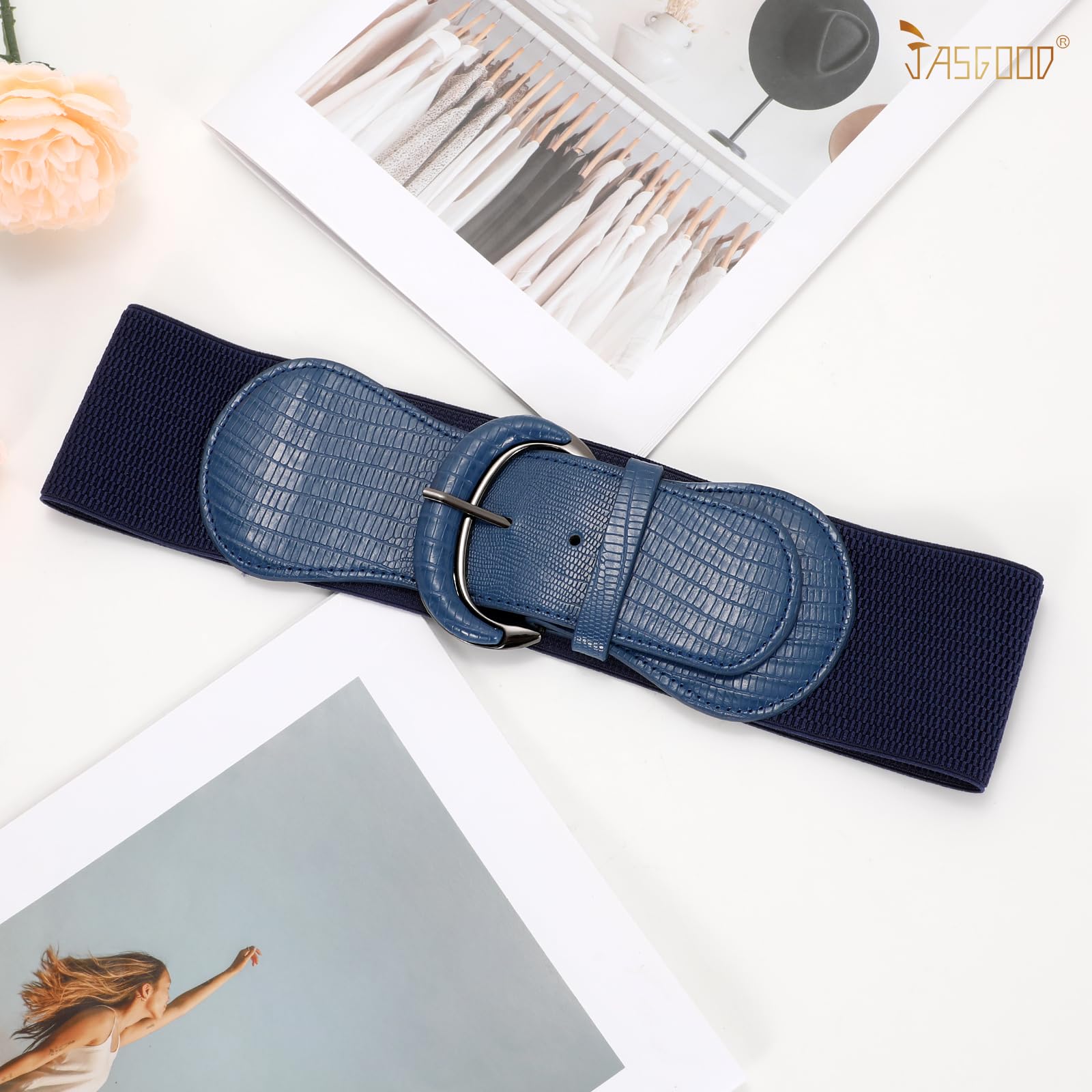 Women Stretchy Wide Waist Belt