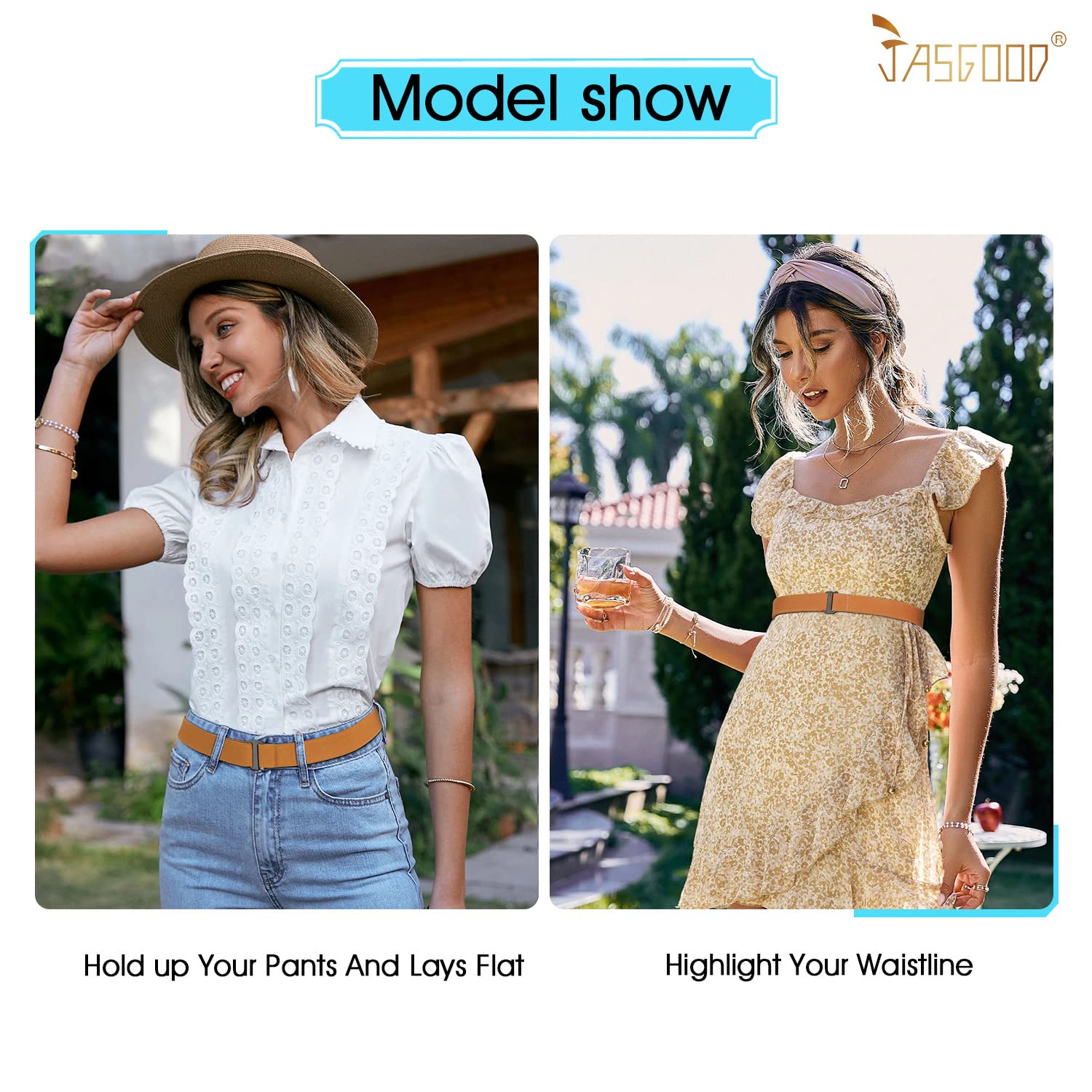 1-pack Invisible Elastic Web Strap Belt