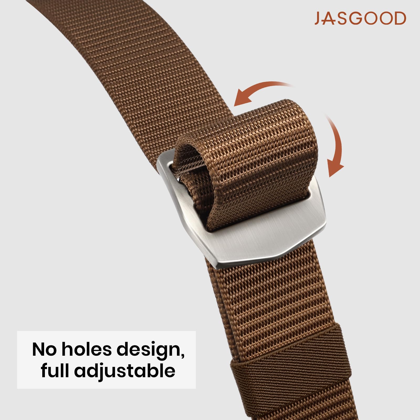 Heavy Duty Military-style Tactical Belt with Metal Buckle - JASGOOD OFFICIAL