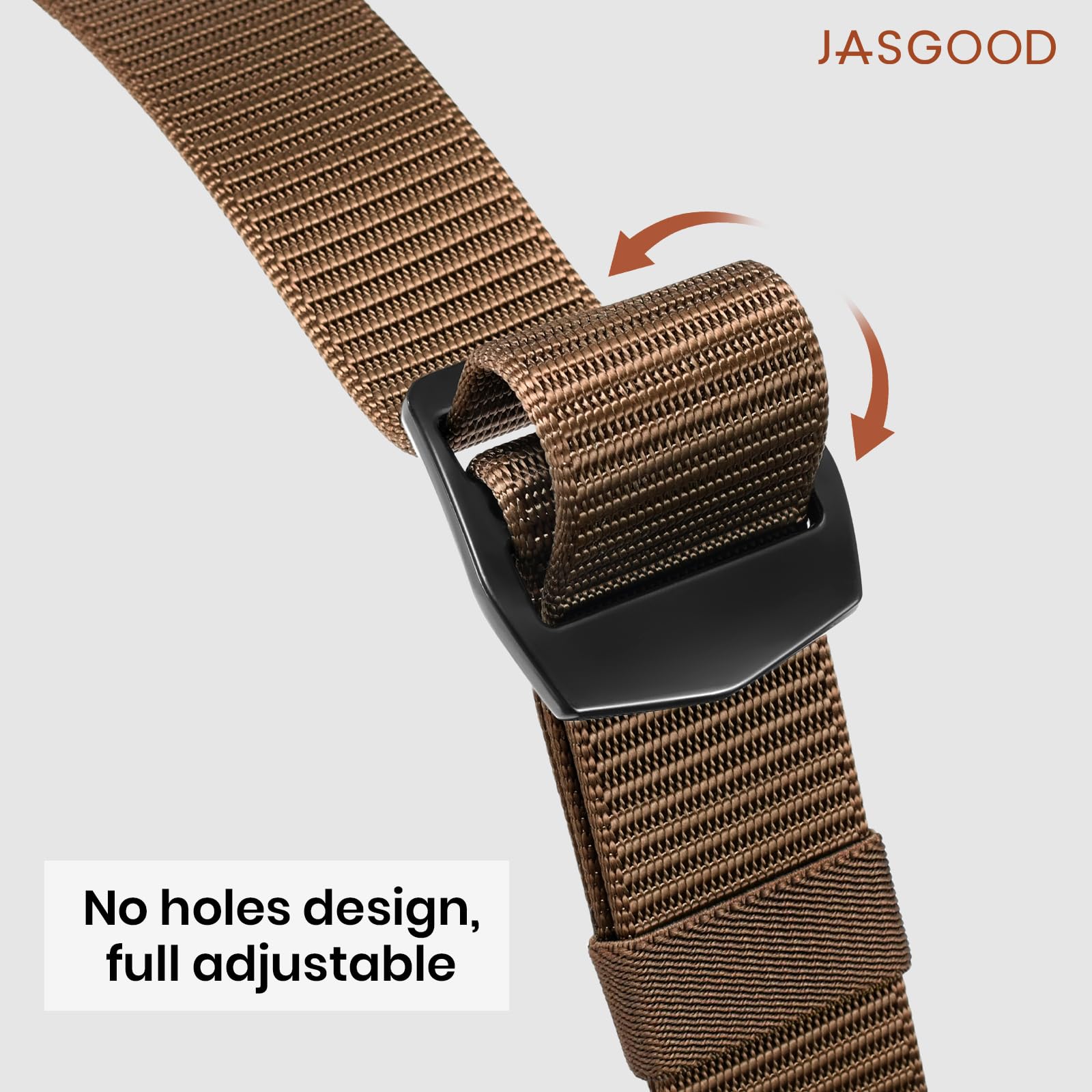Heavy Duty Military-style Tactical Belt with Metal Buckle - JASGOOD OFFICIAL