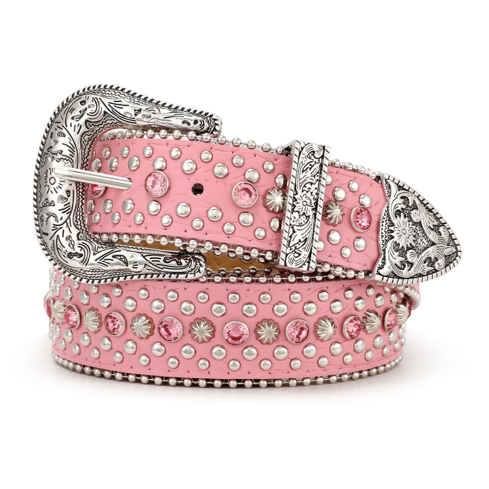 Rhinestone Belt for Women Men