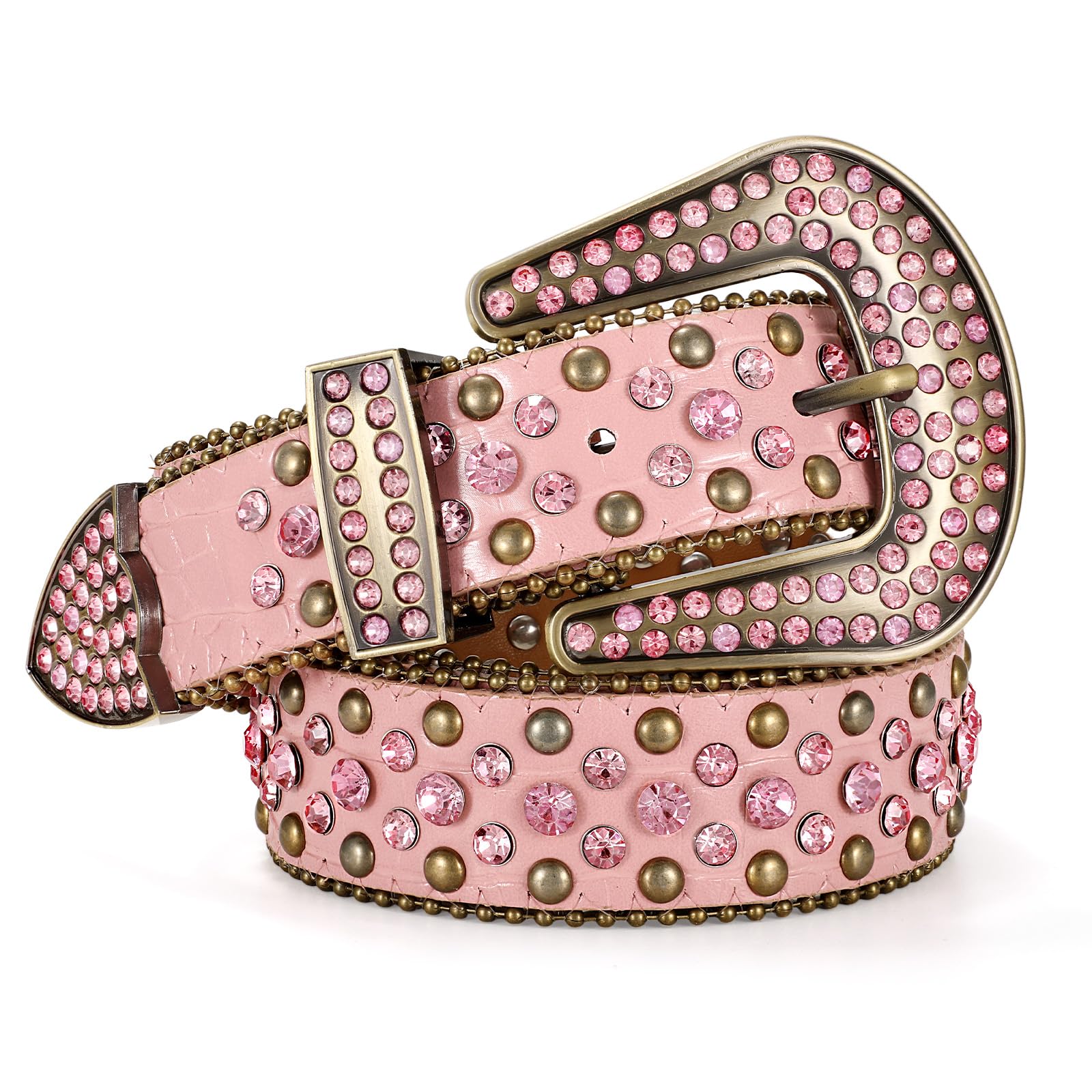 Cowgirl Studded Rhinestone Bling Belt