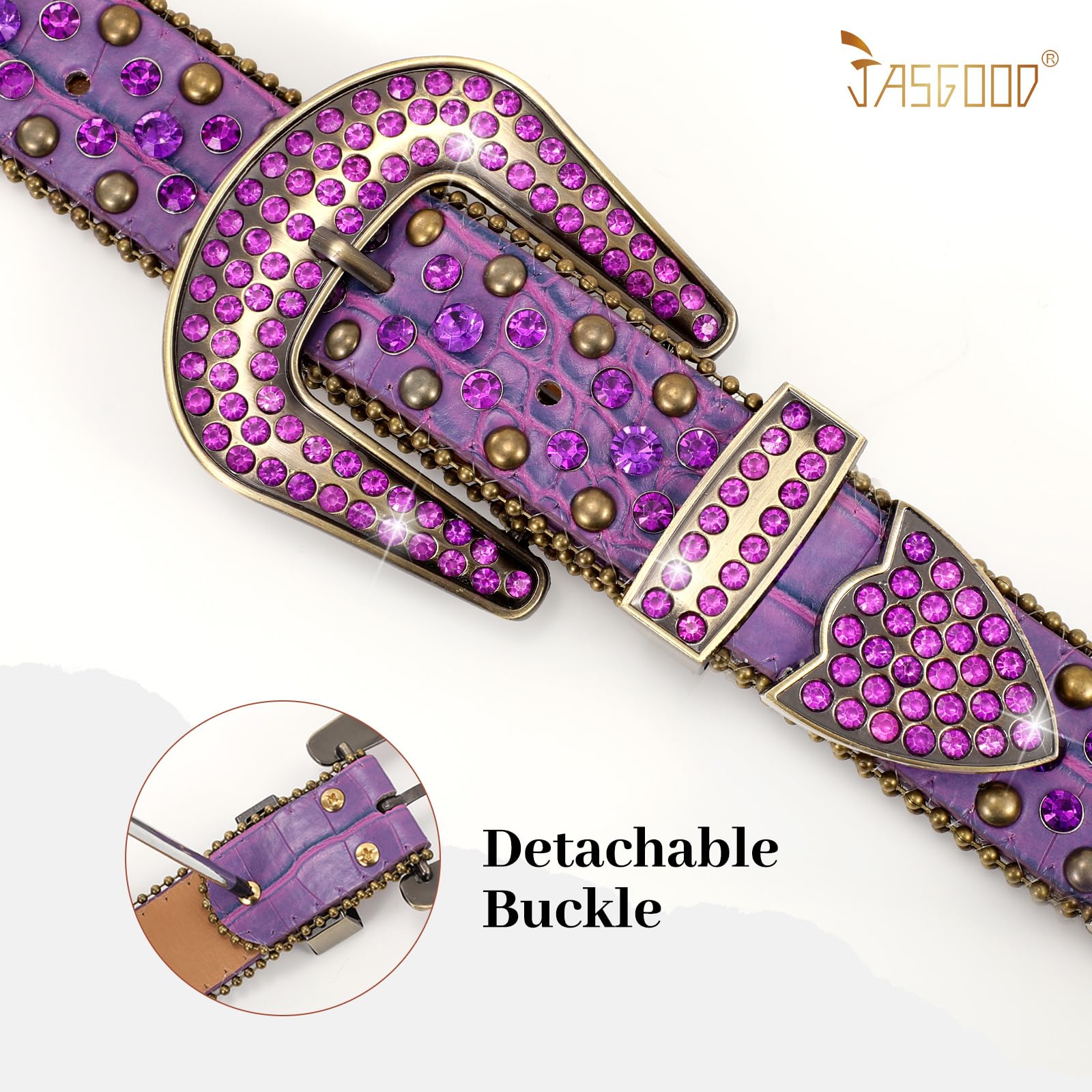 Cowgirl Studded Rhinestone Bling Belt