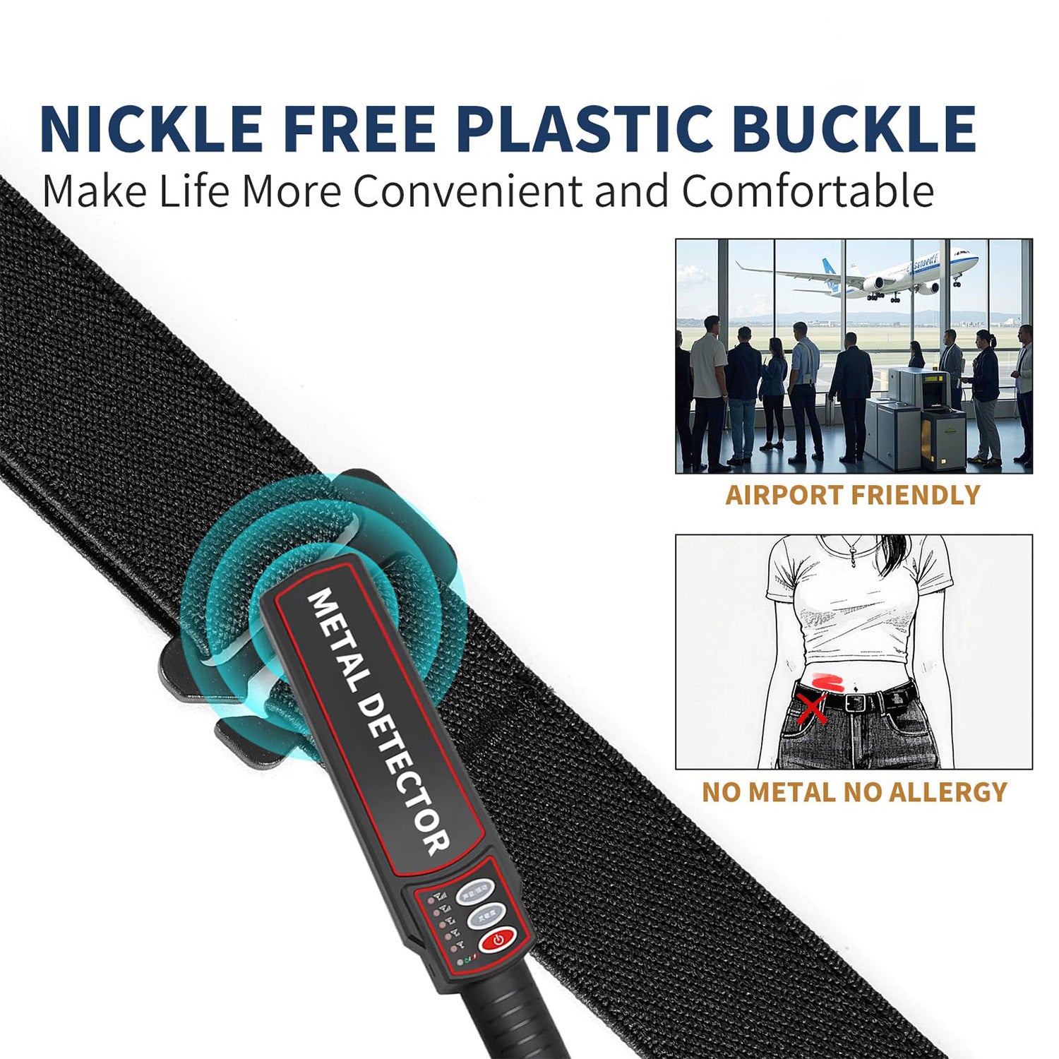 Minimalist Invisible Elastic Belt