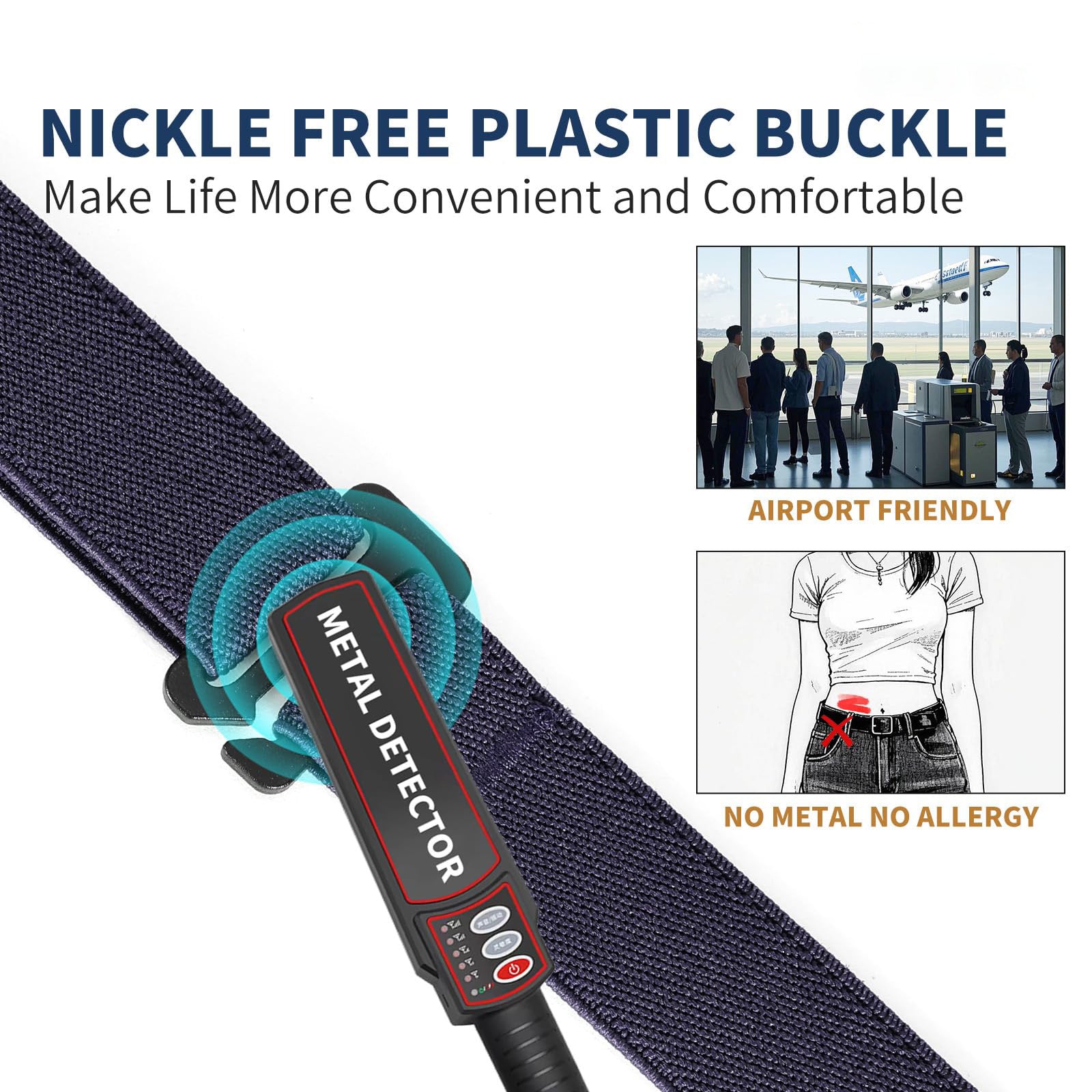Minimalist Invisible Elastic Belt