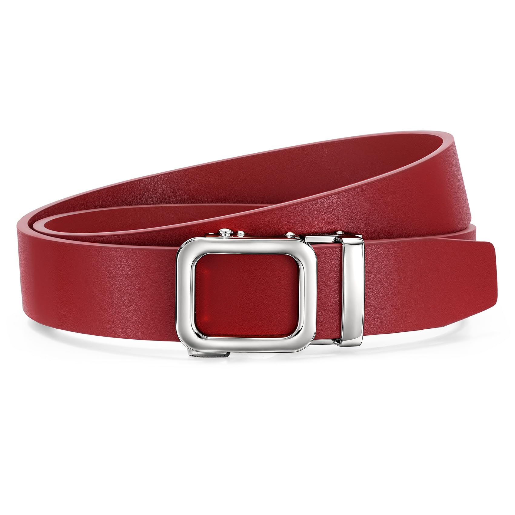 No Holes Ratchet Leather Belt for Women - JASGOOD OFFICIAL