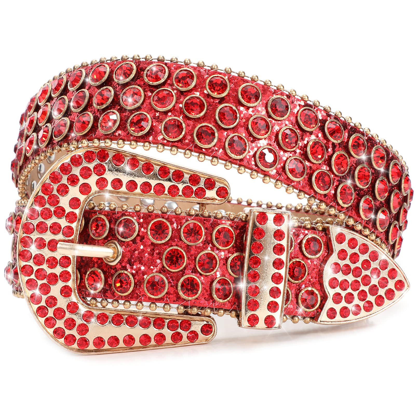 Studded Rhinestone Belts