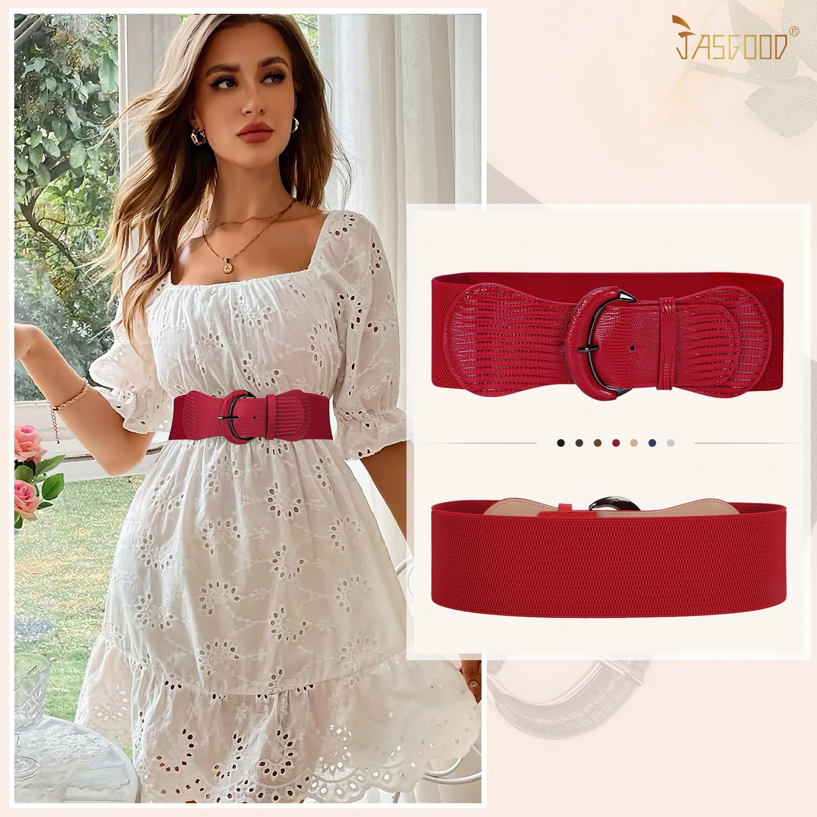 Women Stretchy Wide Waist Belt