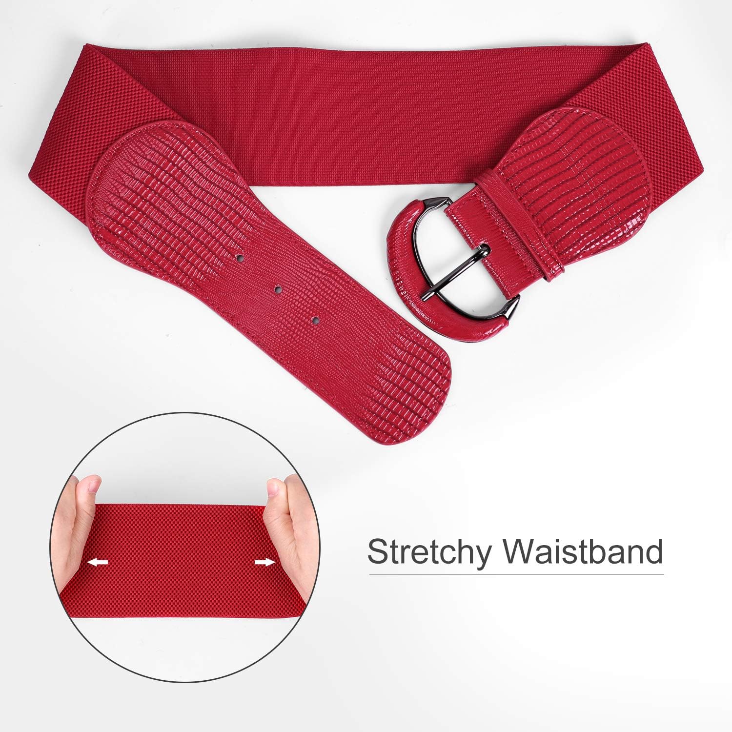 Women Stretchy Wide Waist Belt