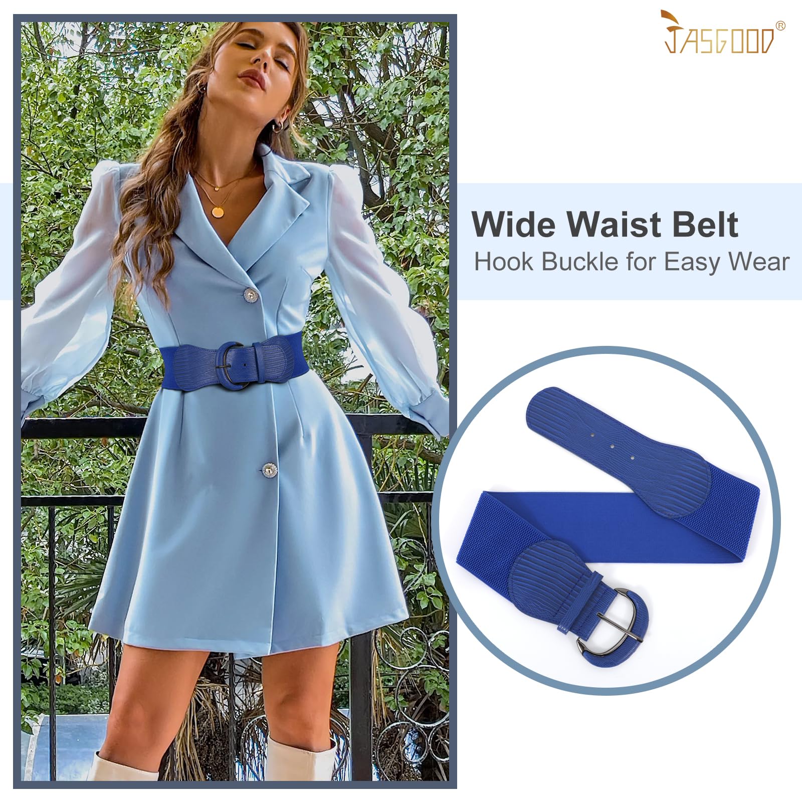 Women Stretchy Wide Waist Belt