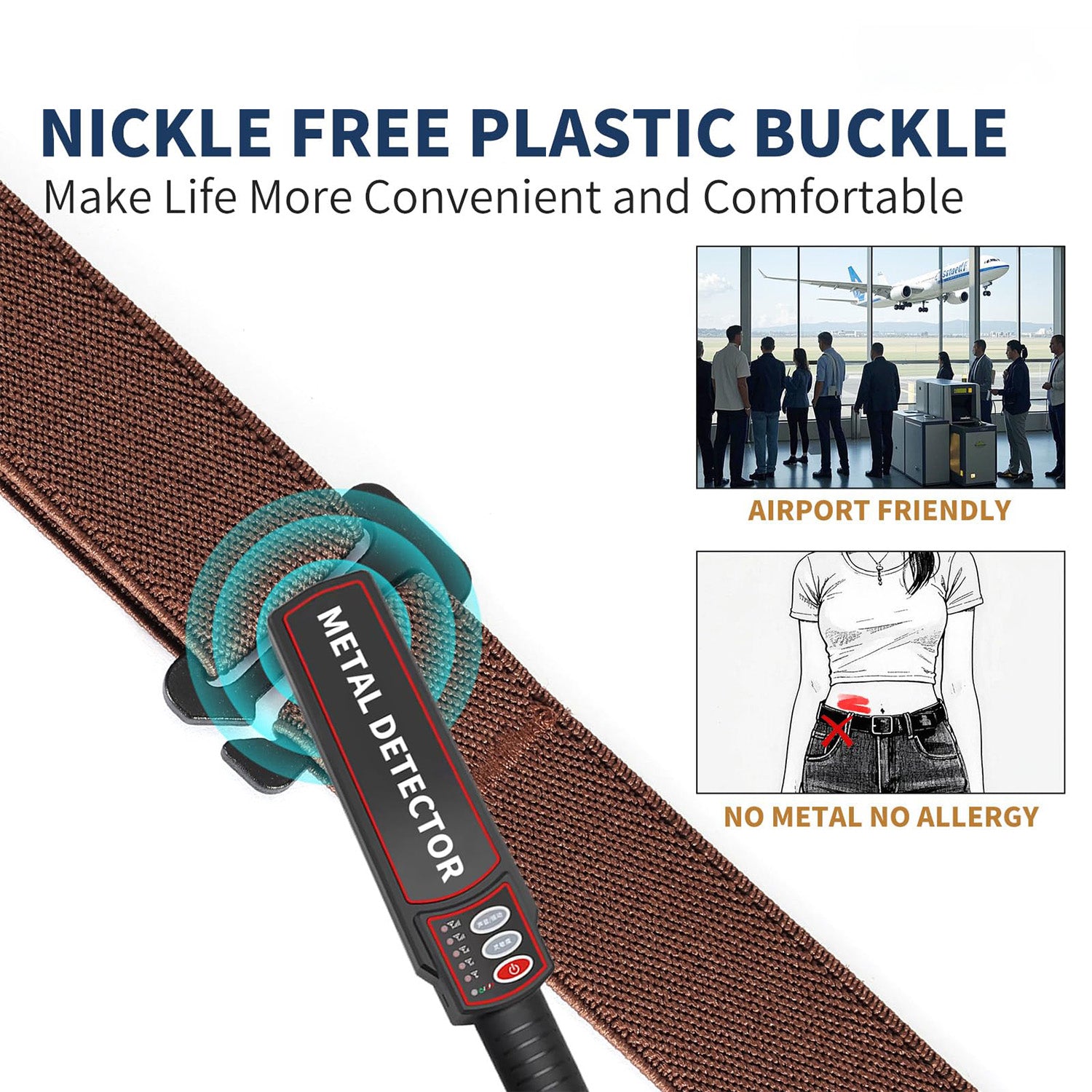 Minimalist Invisible Elastic Belt