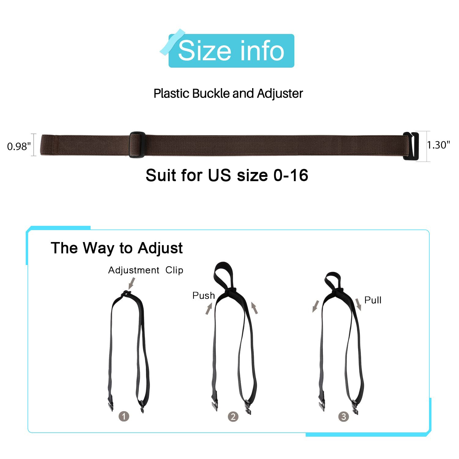 Minimalist Invisible Elastic Belt