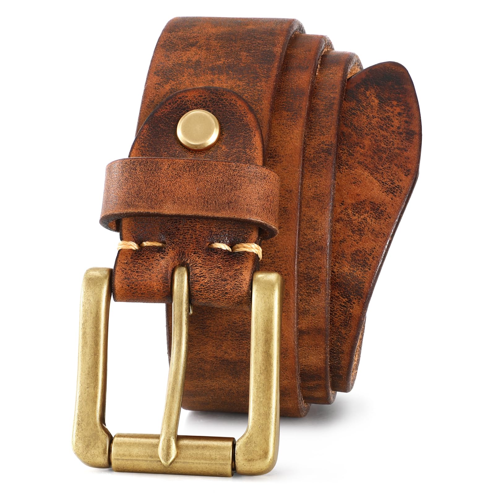 Women Full Grain Leather Belt for Jeans