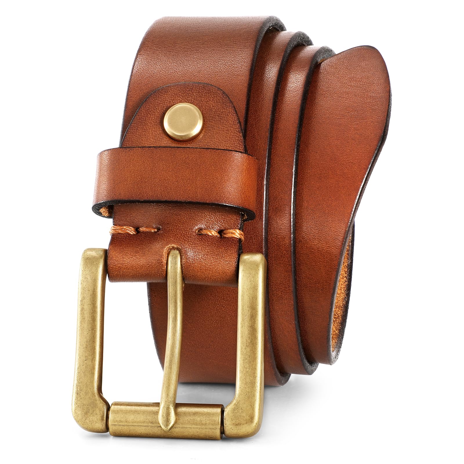 Women Full Grain Leather Belt for Jeans