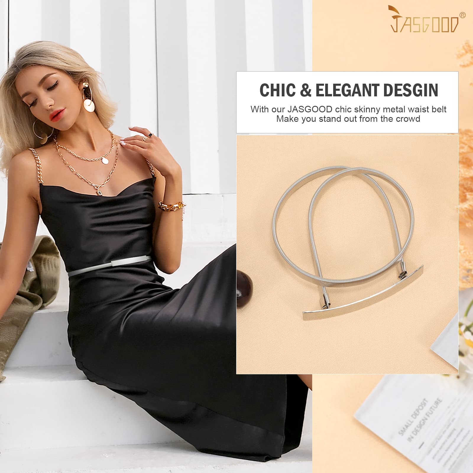 Elastic Metal Chain Waist Belt