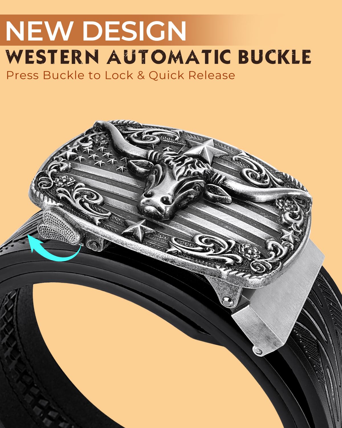 Cowgirl Sliding Ratchet Belt - JASGOOD OFFICIAL
