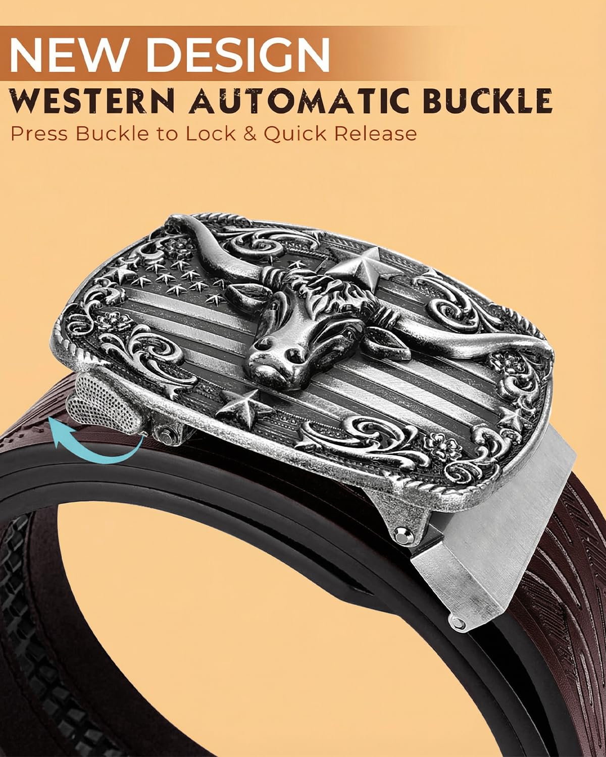 Cowgirl Sliding Ratchet Belt - JASGOOD OFFICIAL