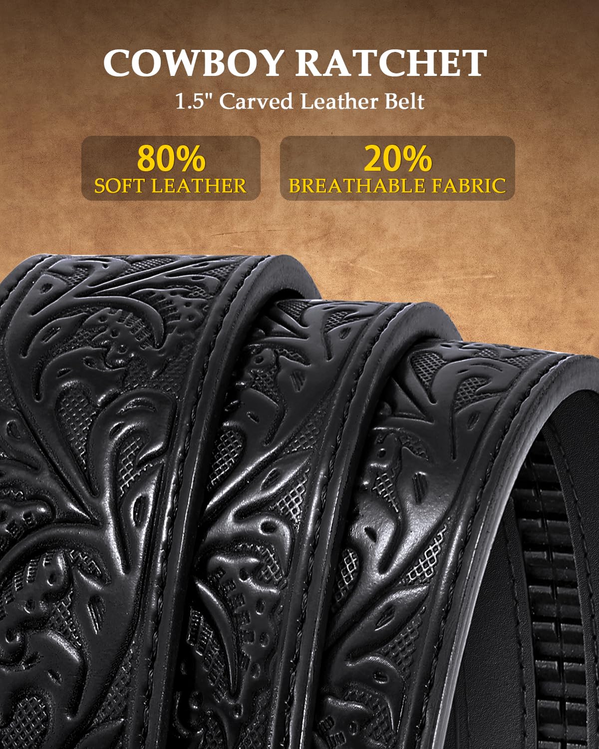 Cowgirl Sliding Ratchet Belt - JASGOOD OFFICIAL