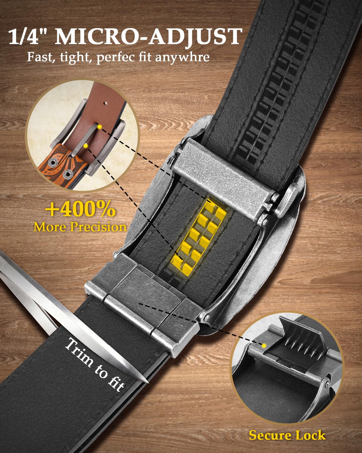 Cowgirl Sliding Ratchet Belt - JASGOOD OFFICIAL