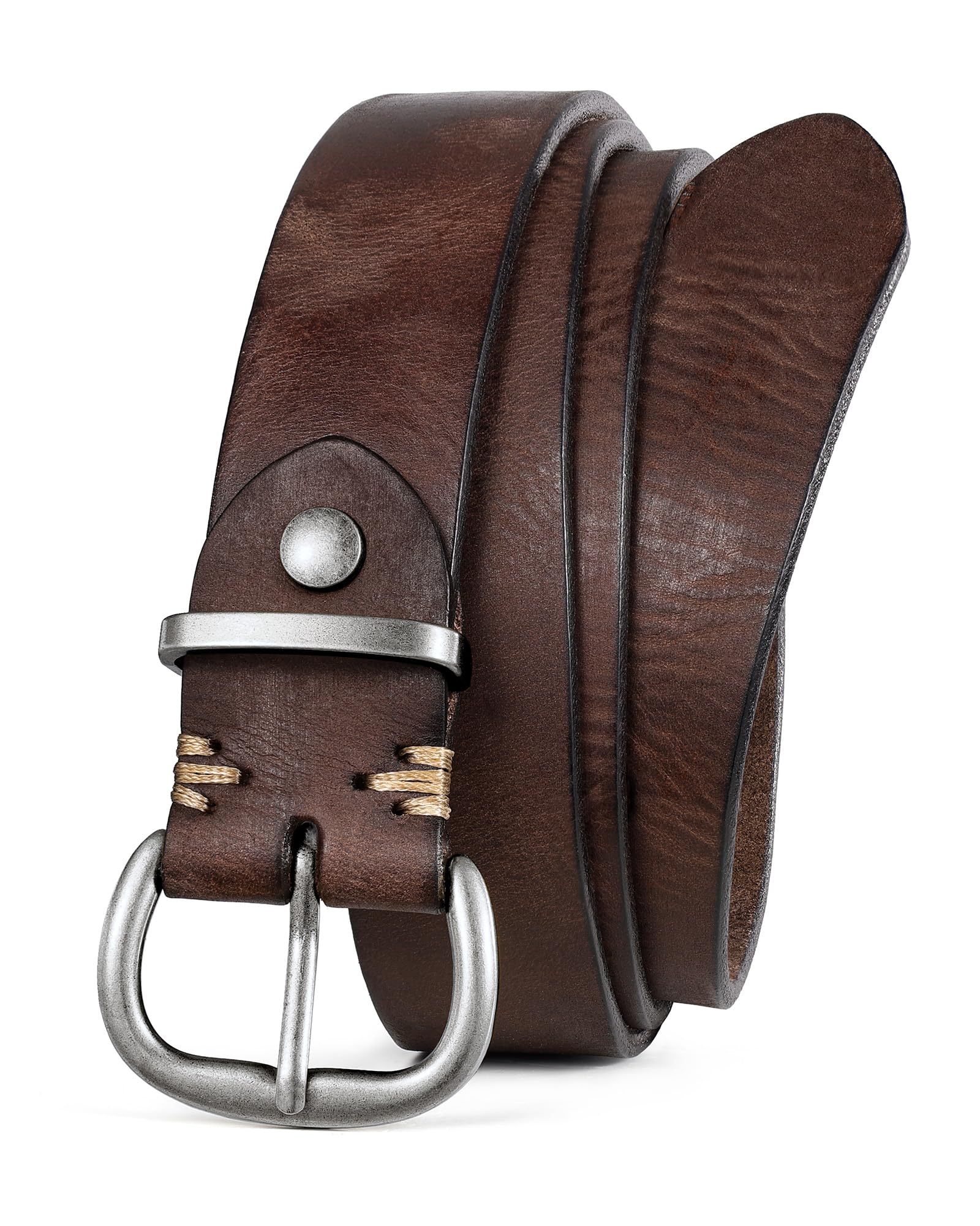 Fashion Full-Grain Cowhide Leather Waist Belt For Women