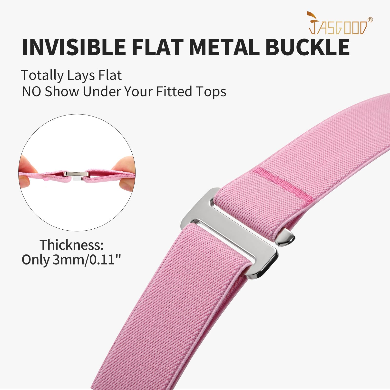 1-pack Invisible Elastic Web Strap Belt