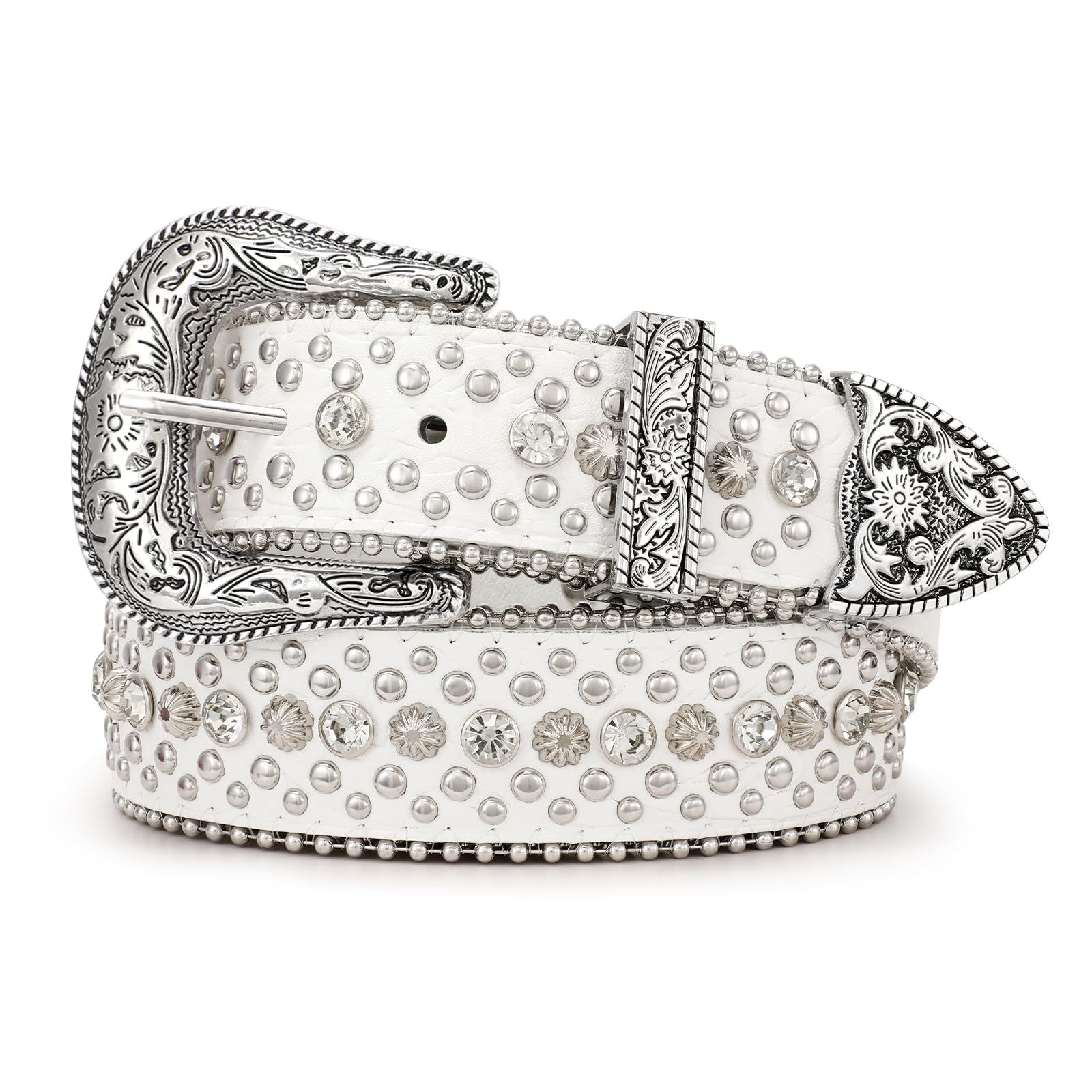 Rhinestone Belt for Women Men