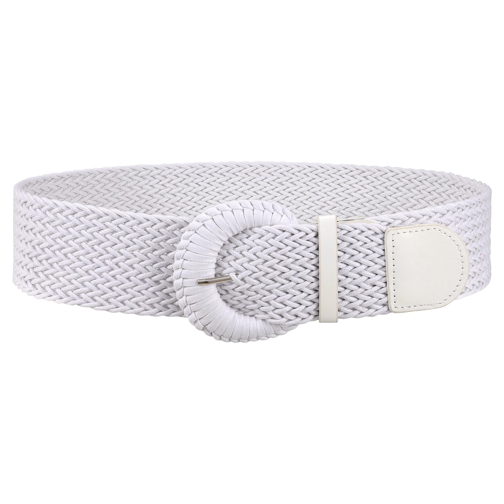 Wide Braided Boho Rattan Belt