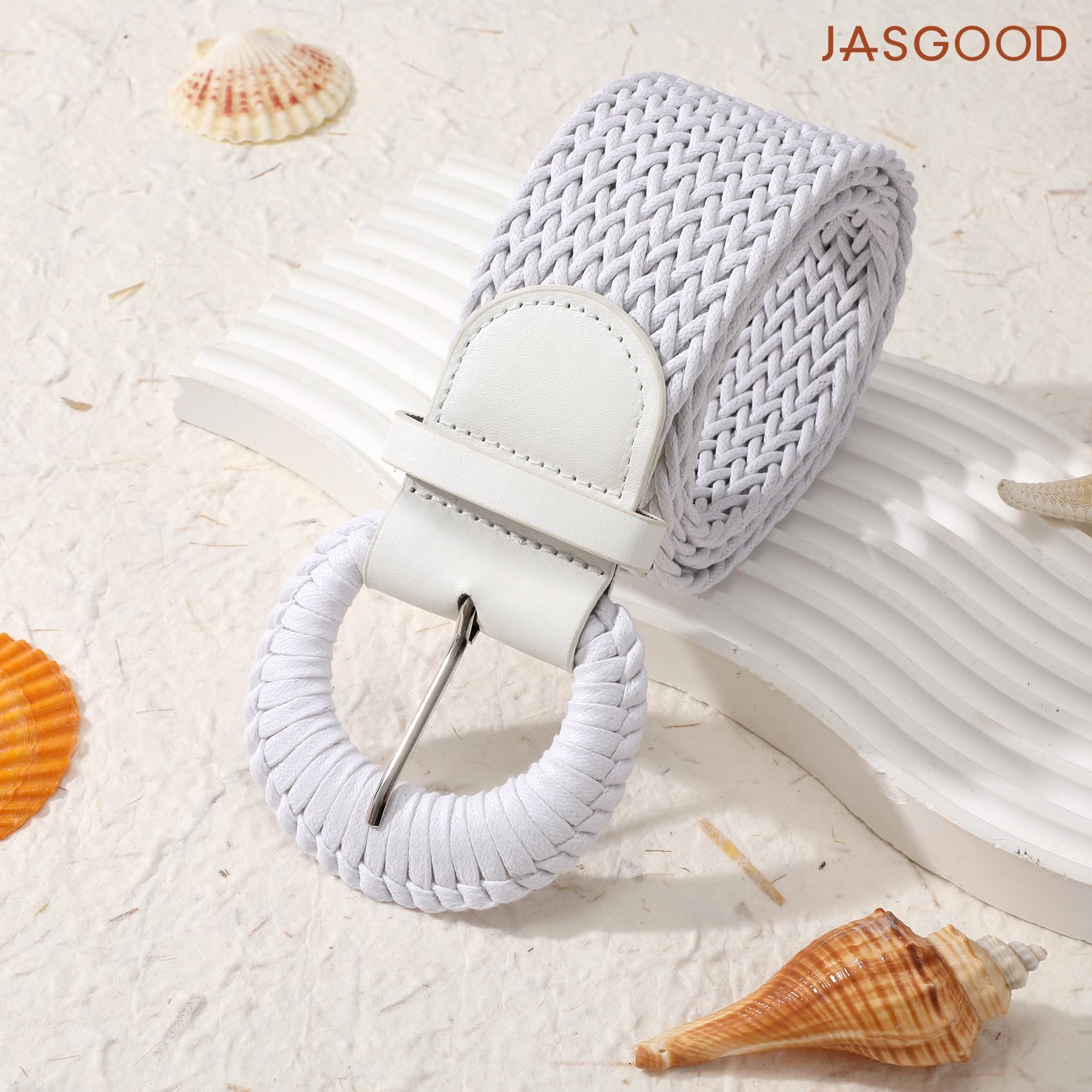 Wide Braided Boho Rattan Belt