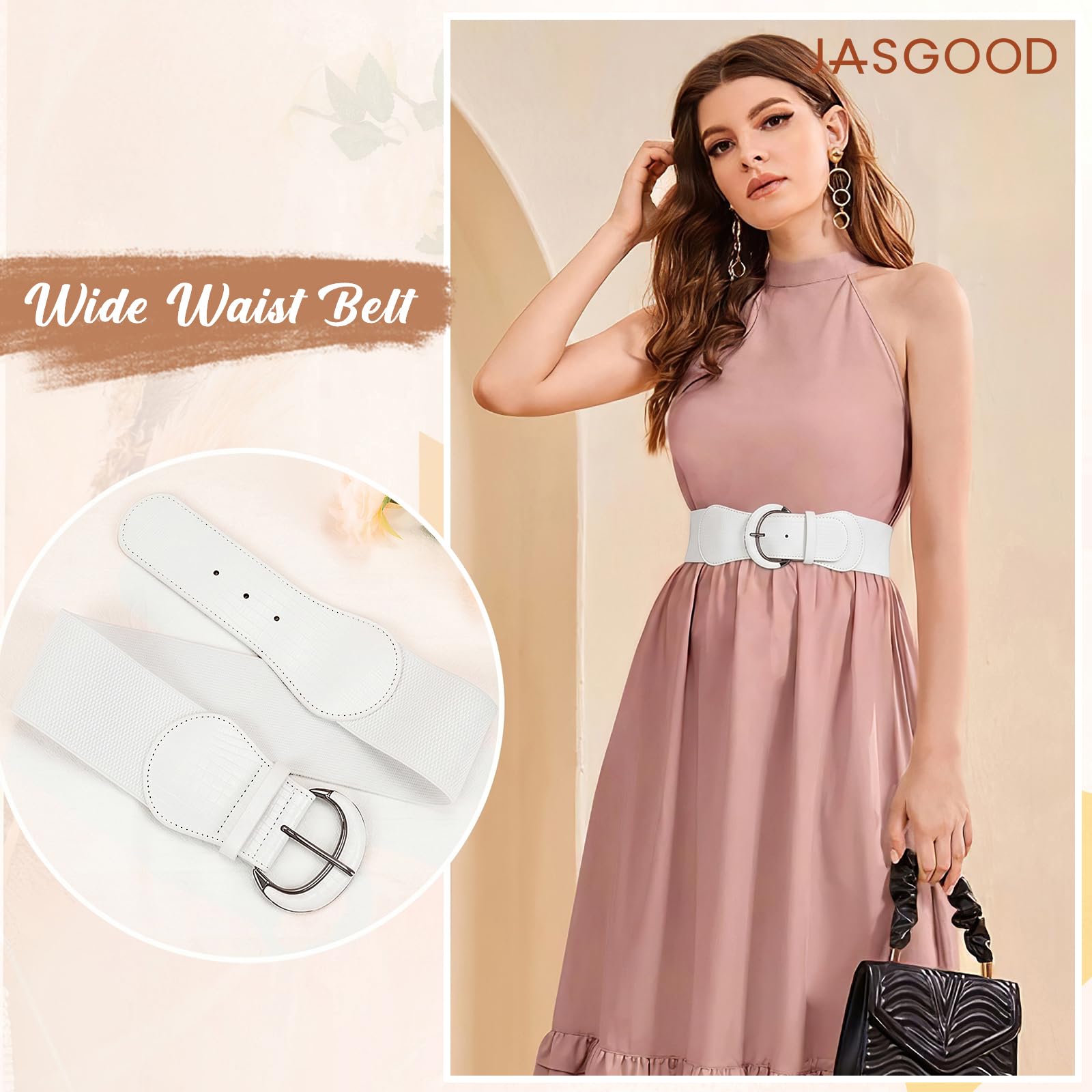 Women Stretchy Wide Waist Belt