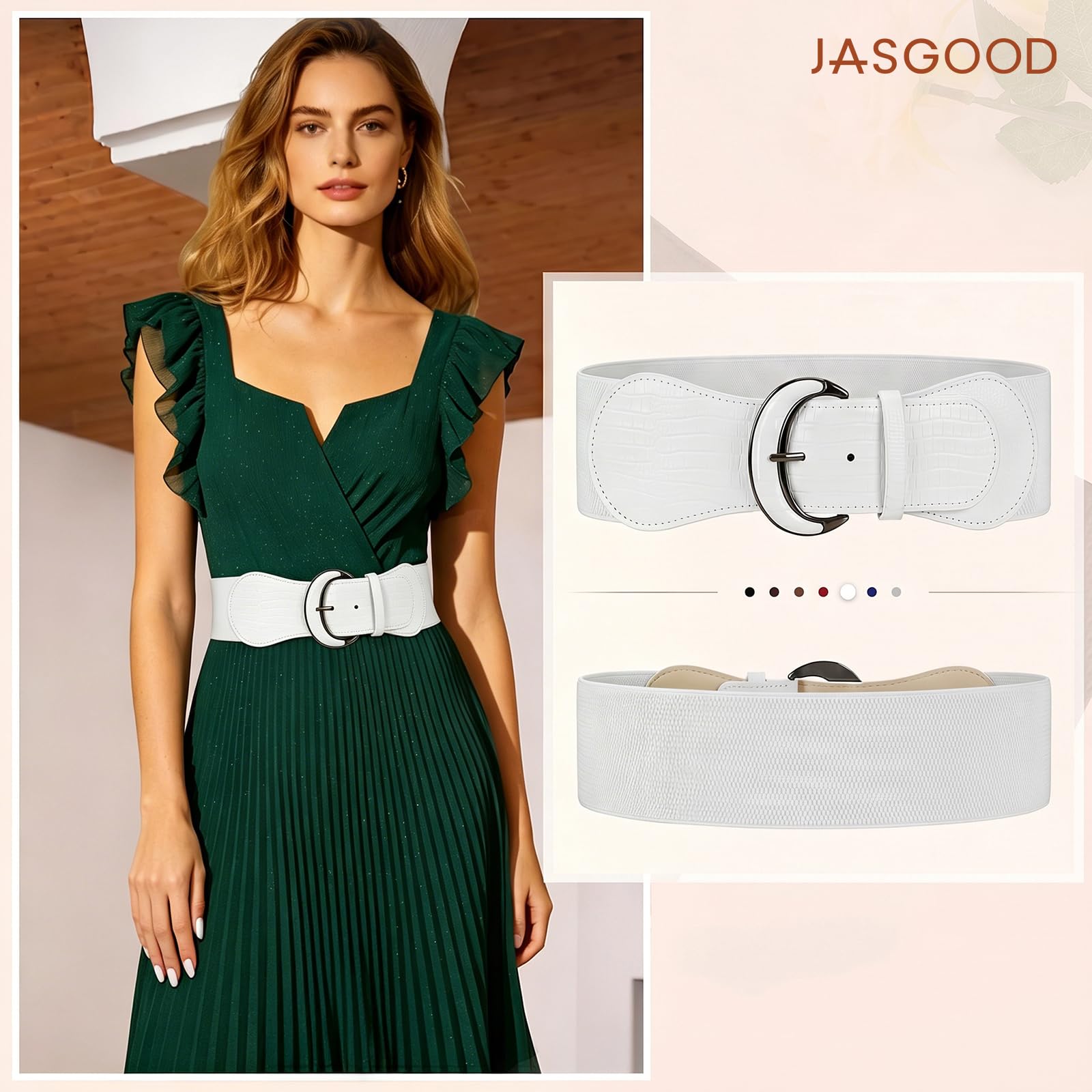Women Stretchy Wide Waist Belt