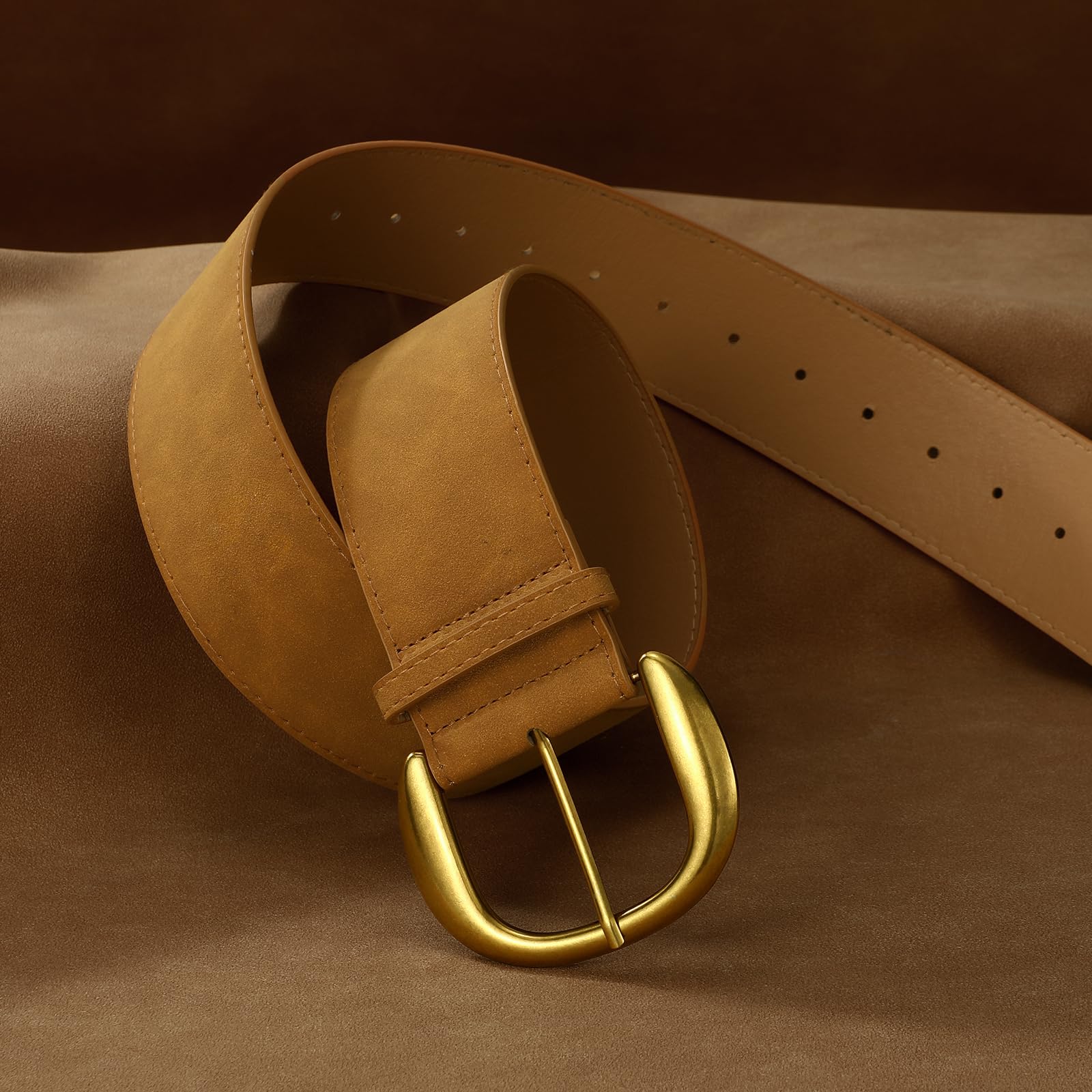 Suede Wide Belt For Lady - JASGOOD OFFICIAL