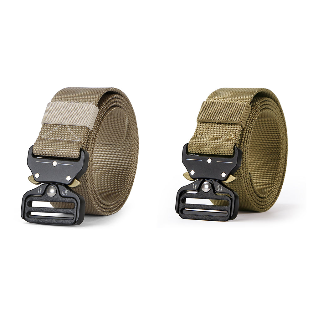 Tactical Heavy Duty Belt Sansths Men Military Webbing Belt 1.5ââ‚?Quick-Release Riggers Web Belt with Metal Buckle - JASGOOD OFFICIAL