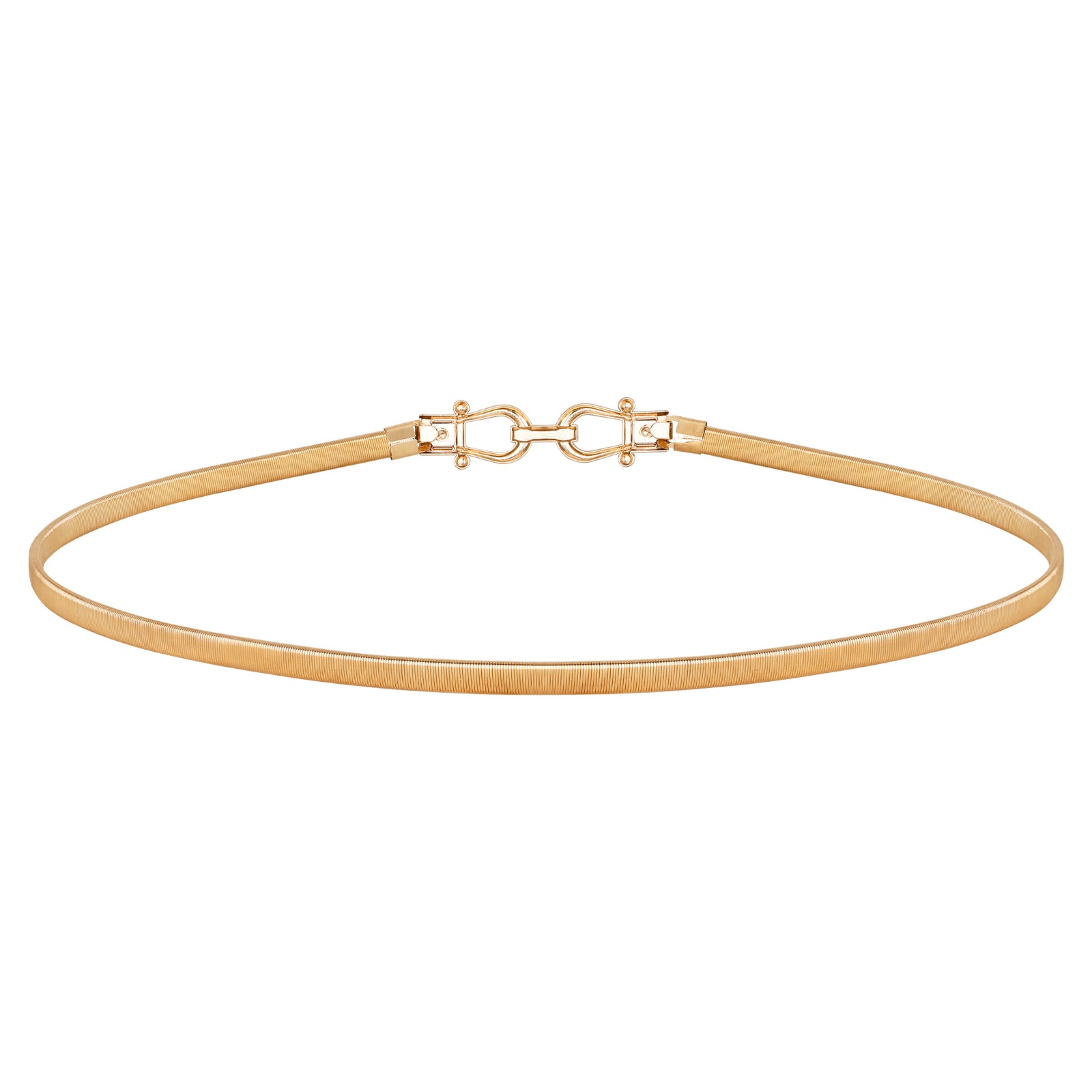 JASGOOD Skinny Metal Waist Belt for Dress Fashion Waistband Elastic Metal Chain Belt - JASGOOD OFFICIAL