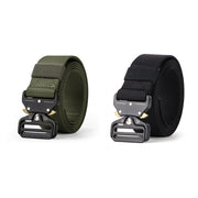 Tactical Heavy Duty Belt Sansths Men Military Webbing Belt 1.5” Quick-Release Riggers Web Belt with Metal Buckle - JASGOOD OFFICIAL