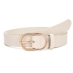JASGOOD Women’s Leather Belts for Jeans Pants Plus Size Fashion Ladies Belt with Gold Buckle