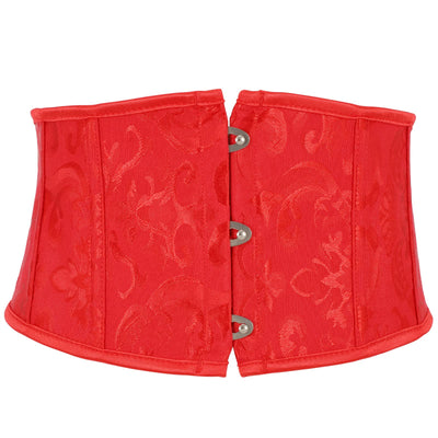 Floral Corset Waist Belt for Women,Embroidered Lace up Waist Belt Wide Waistband Obi Tied Waspie Belt - JASGOOD OFFICIAL