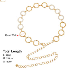 JASGOOD Halloween Women Vintage Belts Gold Retro High Waist Waistband Chain Belt - JASGOOD OFFICIAL