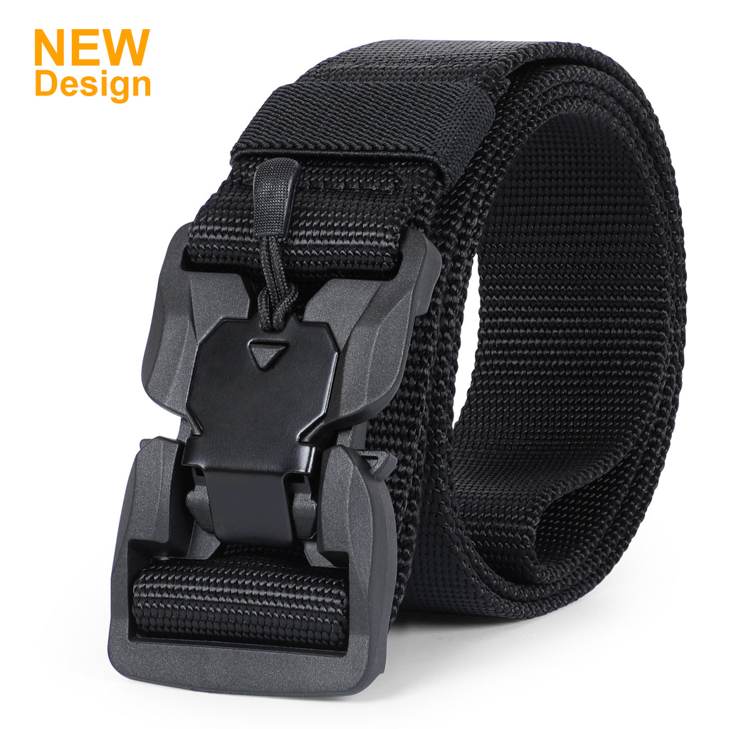 JASGOOD Multifunctional tactical belt with magnetic quick release buckle, men's military belt-nylon rigging belt 