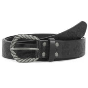 Leather Ratchet Dress Belt for Men Double Prong Leather Belt Heavy Duty Belt for Men