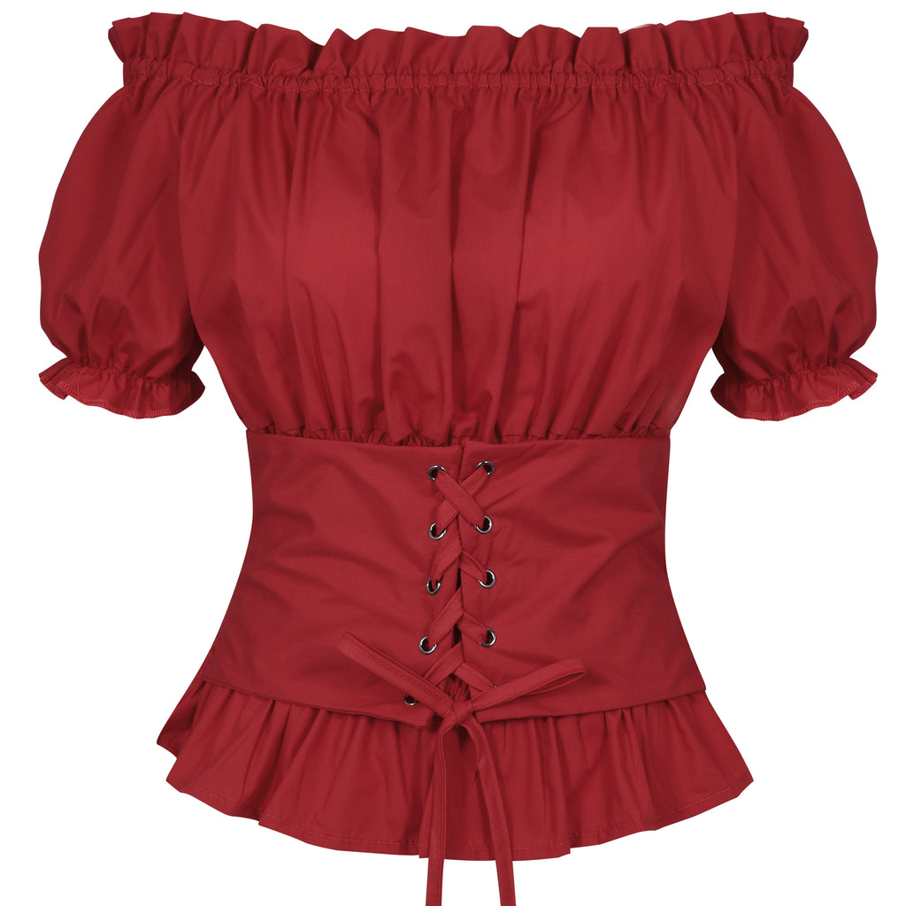 Women Clothes Halloween Cosplay  Renaissance Shirt