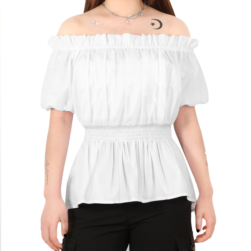 Halloween Clothes Women Beautiful Cosplay  Renaissance Shirt